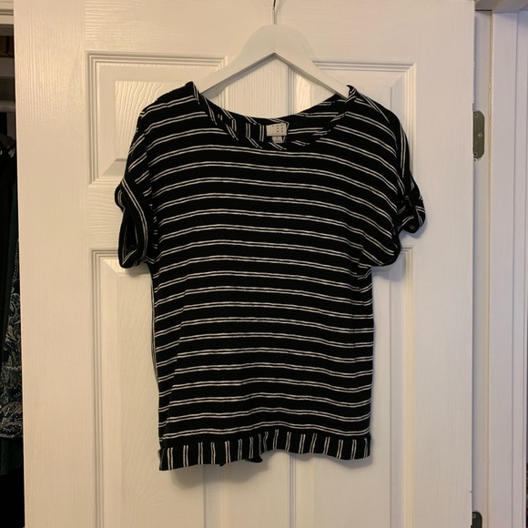 a new day striped tie back shirt T008 - Picture 3 of 7